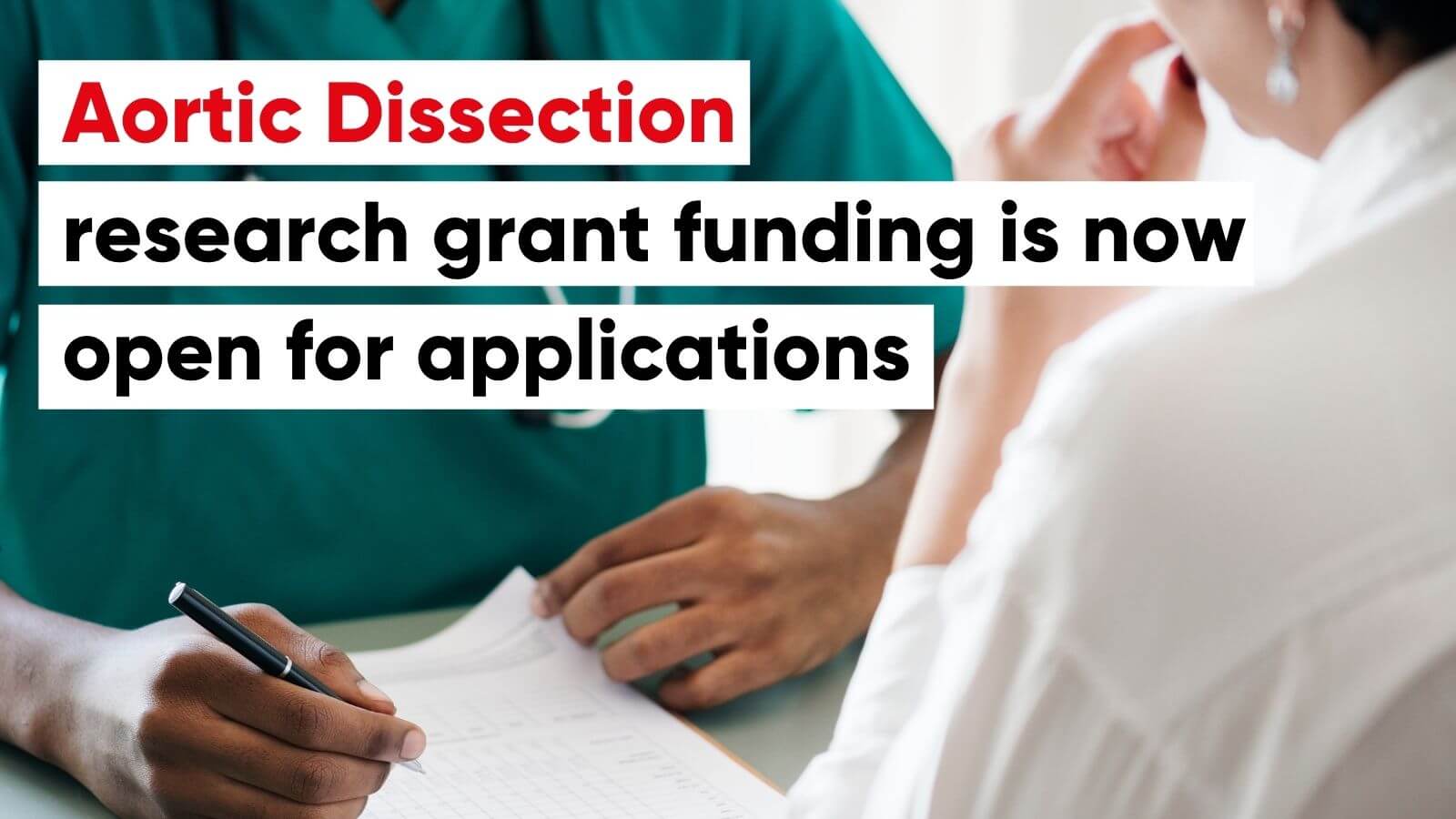 Aortic Dissection Research funding grant