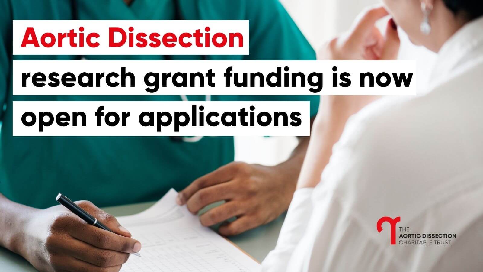 Aortic dissection research funding UK and Irish grants