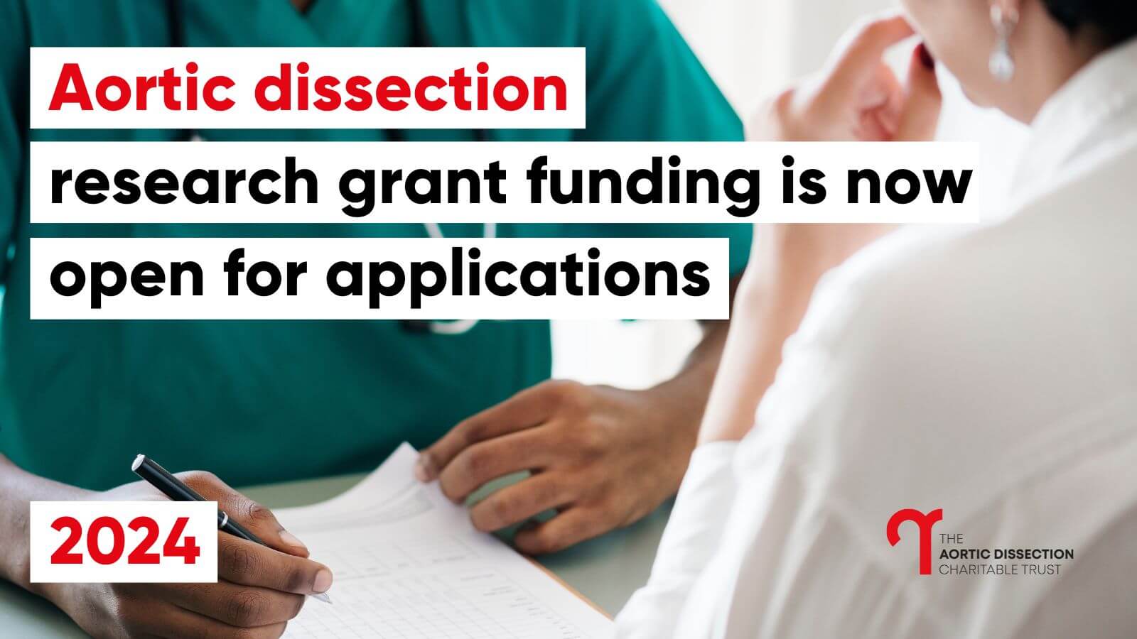 2024 Research Grant Applications Now Open for Aortic Dissection Research