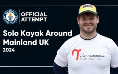 Solo Kayak UK Challenge for Aortic Dissection