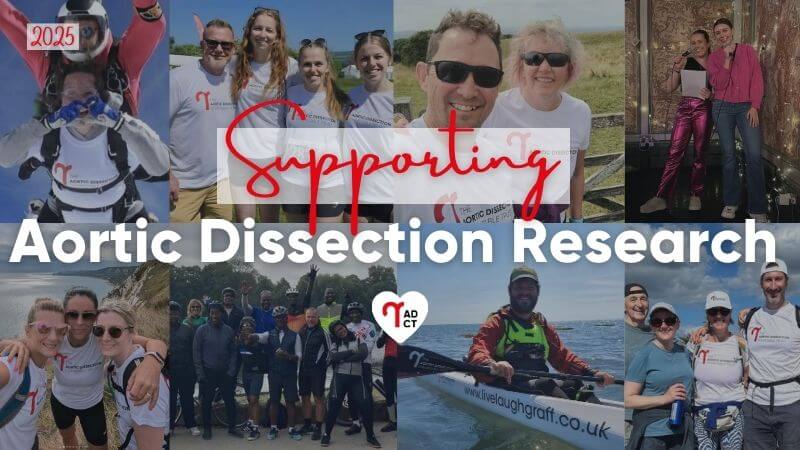 Supporters Who Go the Extra Mile for Aortic Dissection