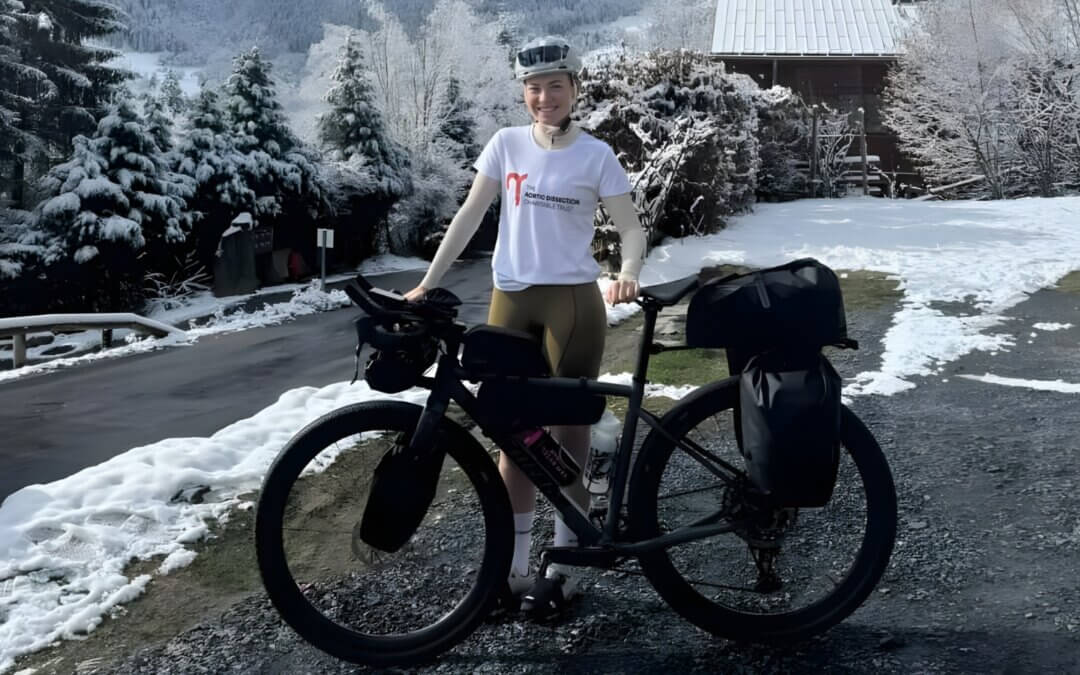 Cycling from France to Japan for Aortic Dissection
